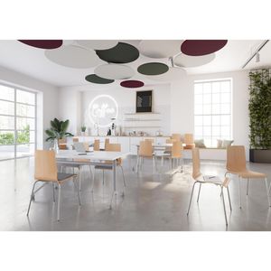 Produktbild für Akustikplatte Hammerbacher Deckensegel VADSRB1 für Decke, Set