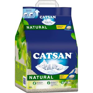 Katzenstreu Catsan Natural, aus 100 % Pflanzenfasern
