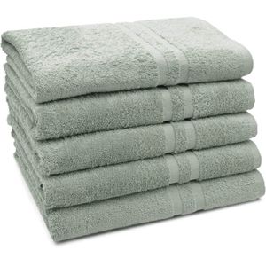 Produktbild für Handtuch Zollner Amalfi Set, salbei, 70 x 140 cm