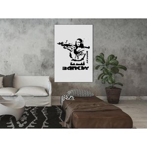Produktbild für Wandbild Artgeist Banksy Mona Lisa