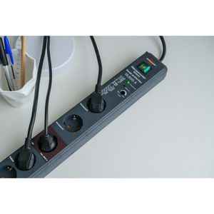 Produktbild für Steckdosenleiste Brennenstuhl Secure-Tec, 3m Kabel