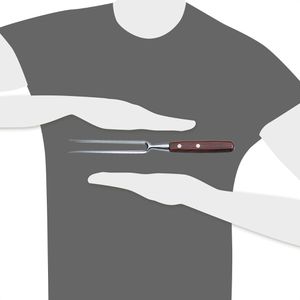 Produktbild für Fleischgabel Victorinox Wood 5.2300.15