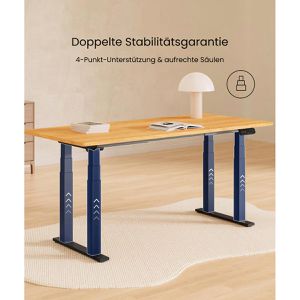 Produktbild für Schreibtischgestell FlexiSpot E7W Plus, 4 Memoryspeicher