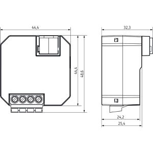 Produktbild für Schaltaktor Theben DU 1 KNX, 4942570, für Smart Home