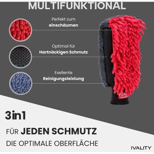 Produktbild für Auto-Waschhandschuh IVALITY 3in1
