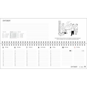 Produktbild für Tischkalender Heye 21282, Loriot Büroplaner, Jahr 2026