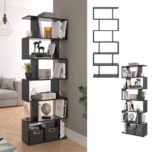 Produktbild für Bücherregal Vicco Levio, schwarz