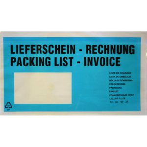 Produktbild für Lieferscheintaschen dm-folien Premium, DIN lang