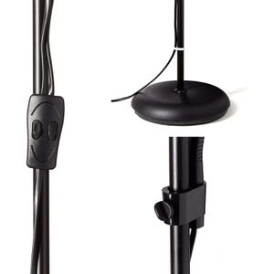 Produktbild für Stehlampe Brilliant SPARI 4, schwarz, 180 cm