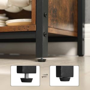 Produktbild für Schiebetürenschrank Vasagle LSC081B01, Holz