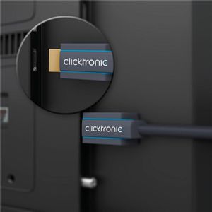 Produktbild für HDMI-Kabel Clicktronic 70307 HDMI 2.0, vergoldete Stecker