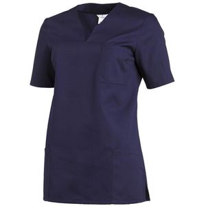 Leiber Kasack Schlupfjacke 08/1249/04, Damen, marine, kurzarm, waschbar bis 60 °C, Größe 54/56