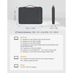 Produktbild für Laptophülle Inateck LB02006, bis 13,3 Zoll