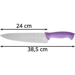 Produktbild für Kochmesser Hendi HACCP 842775, mit Kunststoffgriff violett