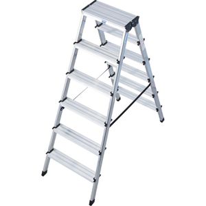 Produktbild für Stehleiter Krause Monto Dopplo, 120359, beidseitig begehbar