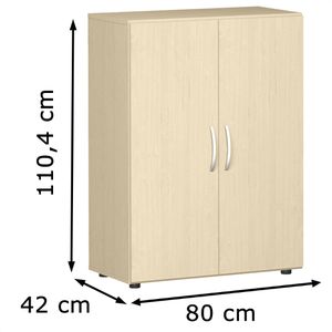 Produktbild für Aktenschrank Geramöbel Flex, aus Holz