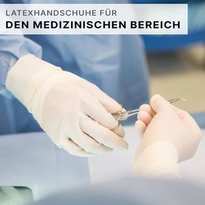 Produktbild für Einmalhandschuhe Arnomed Latex PF, natur, 100 Stück