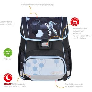 Produktbild für Schulranzen Herlitz Loop Plus Cyber Soccer, 4-teilig
