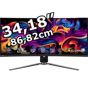 Produktbild für Monitor MSI MAG 341CQPDE QD-OLED, 34,18 Zoll