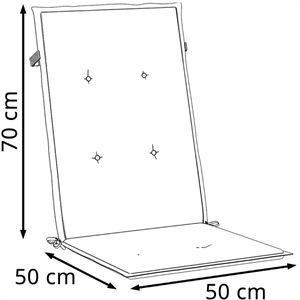Produktbild für Auflage vidaXL 47543, aus Polyester