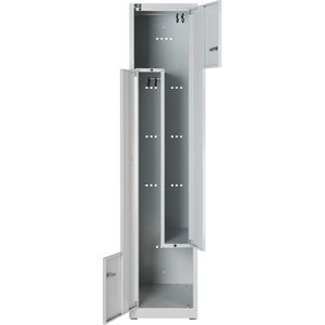 Produktbild für Spind Bisley-Light GL04Z-245, Z-Spind, lichtgrau