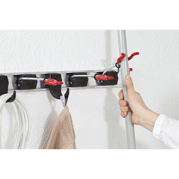 Bruns Gerätehalter Set, SB 2.0 A, 2 Halter, Wandhalter für Gartengeräte