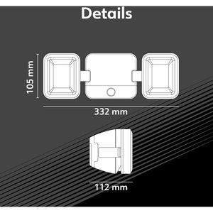 Produktbild für LED-Außenstrahler Müller-Licht Plaza Sensor 2, IP54 wasserfest
