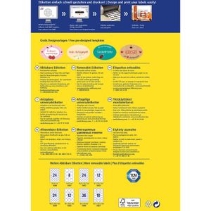 Produktbild für Universaletiketten Zweckform 5087, weiß