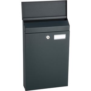 Produktbild für Briefkasten SafePost ScanPro 958 RAL 7016 anthrazit, aus Stahl
