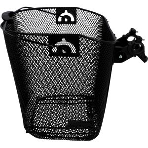 Produktbild für Fahrradkorb Fischer-MTS 86499, schwarz, aus Metall, 20 Liter