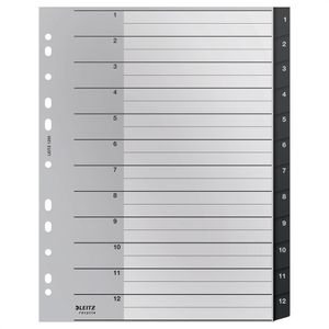Register Leitz 1209-00-00 recycle, A4 Überbreite