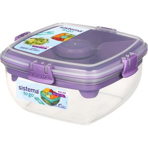 Produktbild für Salatbox Sistema Salad To Go, 1,1 Liter