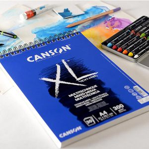 Produktbild für Aquarellpapier Canson XL Mix Media Block, A4