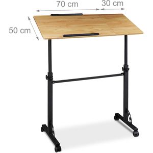 Produktbild für Stehpult Relaxdays 10020807.48, aus Holz / Metall