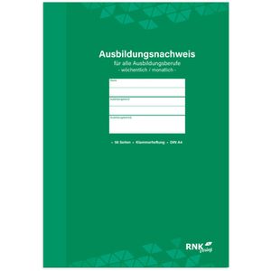 Produktbild für Ausbildungsnachweis RNK 5083, A4