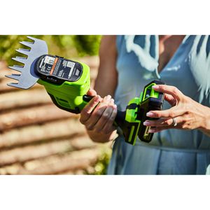 Produktbild für Grasschere Greenworks G24SHT Strauchschere, Akku
