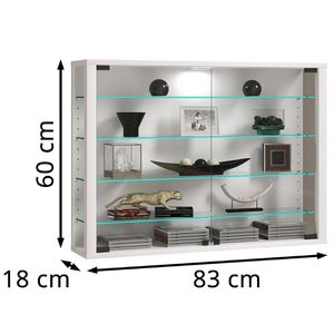 Produktbild für Glasvitrine VCM Vitrosa L, hängend