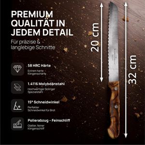 Produktbild für Brotmesser Schwertkrone MO50101