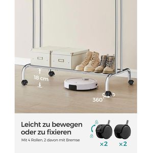 Produktbild für Garderobenständer Songmics HSR107E01, silber