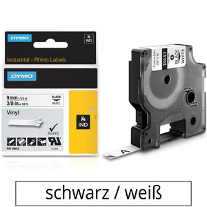 Schriftband Dymo 18443, Rhino, IND, 9mm