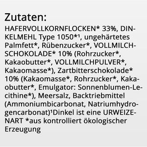 Produktbild für Kekse Bohlsener-Mühle Cookie Vollmilch-Zartbitter, BIO