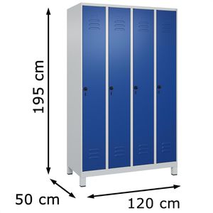 Produktbild für Spind CP-Möbel Classic PLUS, blau