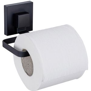 Produktbild für Toilettenpapierhalter Wenko Quadro, schwarz