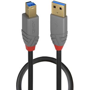 USB-Kabel Lindy 36741 Anthra Line, USB 3.0, 1 m