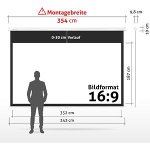 Produktbild für Beamer-Leinwand ESMART Professional MIROLO