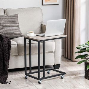 Produktbild für Beistelltisch Vasagle LNT050B02, graubraun