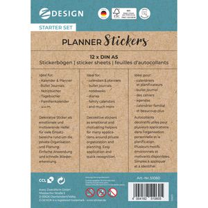 Produktbild für Sticker Zweckform Z-Design 51060, Starter-Set