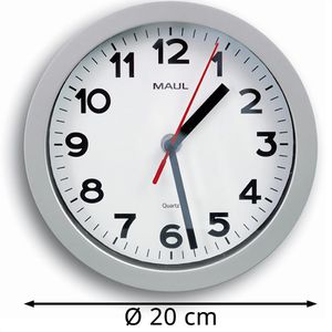 Produktbild für Wanduhr Maul Maulstep, Kunststoff, analog, Quarzuhr
