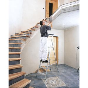 Produktbild für Stehleiter Zarges Scana S, 44154, mit Plattform