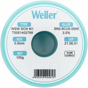 Produktbild für Lötzinn Weller T0051402799, Flussmittel, bleifrei